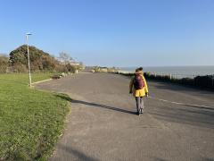 Walking along the front, just approaching Ramsgate